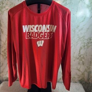 Wisconsin Badgers Polyester Long Sleeve Tee
